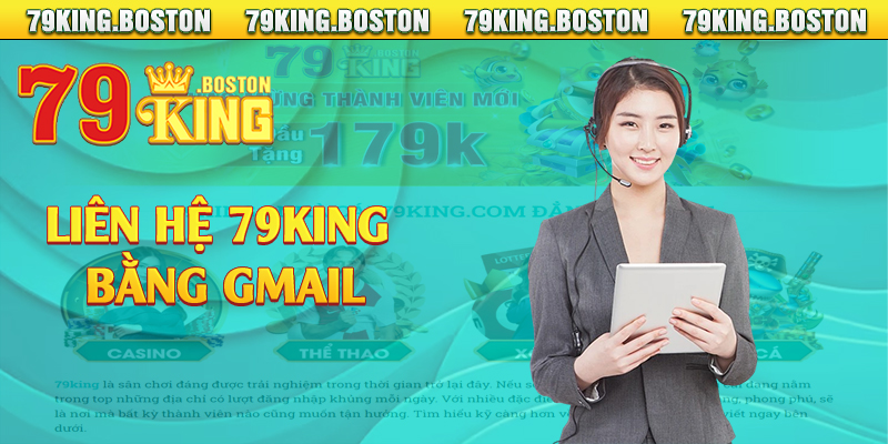 Liên hệ 79king bằng gmail