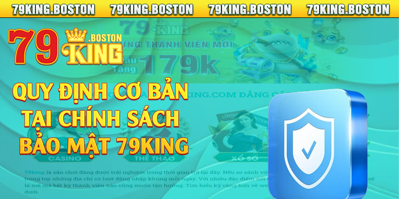 Quy định cơ bản tại chính sách bảo mật 79king